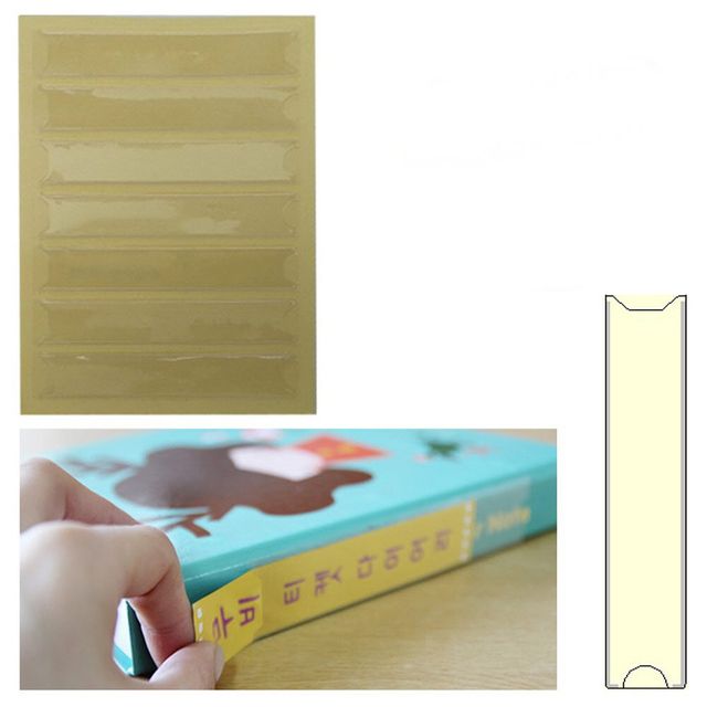 [ 주머니형 포켓 라벨테이프 긴라벨 7P 30매 18x90 ] 비닐라벨 타이틀 포켓스틱 윈디커 포스트포켓