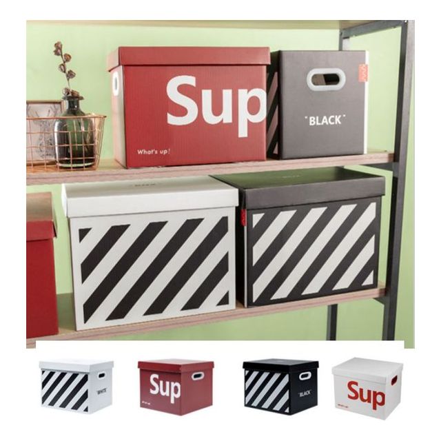 종이 정리함 수납함 상자 다용도 이사박스 44x33x33cm