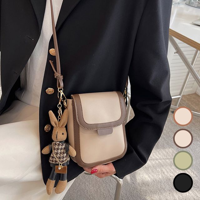 토끼키링 컬러라인 미니 크로스백 ELG-164