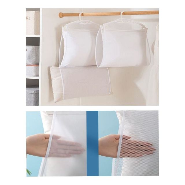 키밍 공간 활용 베개 쿠션 건조대 1단 2단 세트