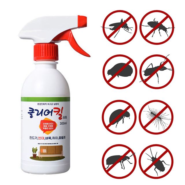 클리어킬 유제 300ml 빈데 진드기 벼룩 유인 살충제