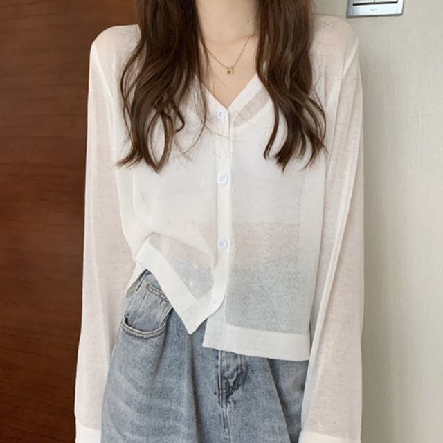 8컬러 여름 니트 얇은 가디건 에어컨 가디건 해변비치