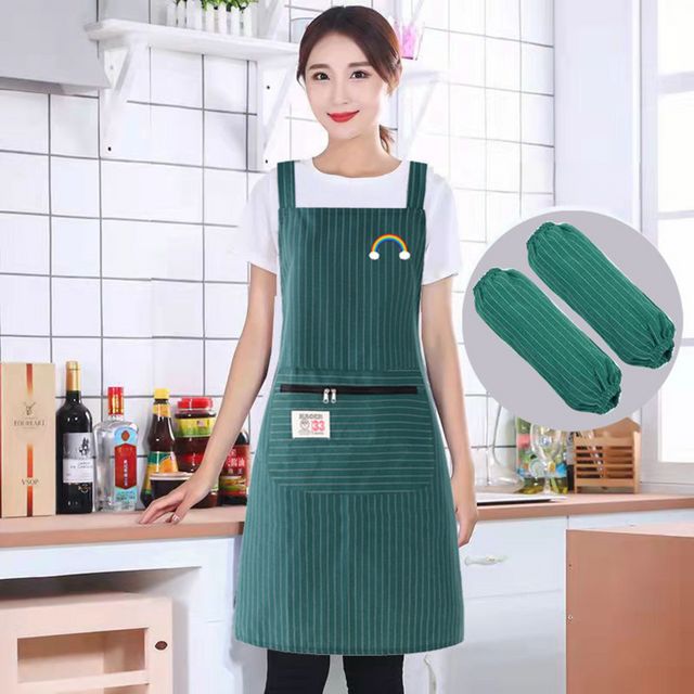 레인보우 스트라이프 앞치마 팔토시 세트 SL-1002617