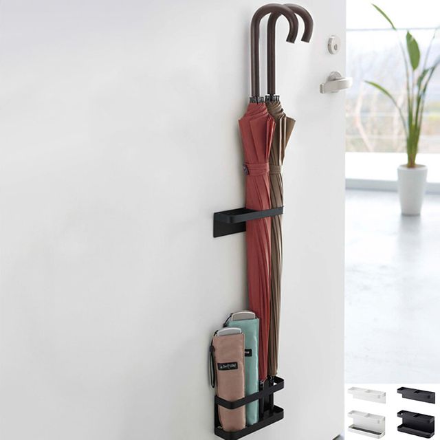 무타공 자석형 우산꽂이 사무실 학원 가정용 빗물받이