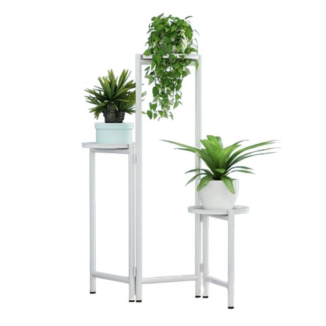 인테리어 화분스탠드 화이트 받침대 화분정리대 진열