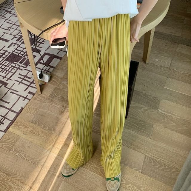 플리츠 밴딩 긴바지 반바지 2pcs OSM-1006960