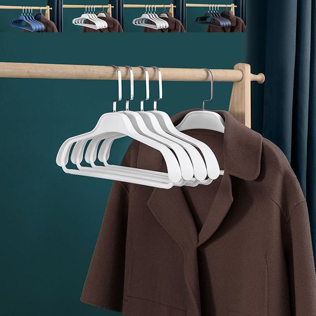 라운드 대형 옷걸이 10p 세탁 의류매장 옷가게 논슬립