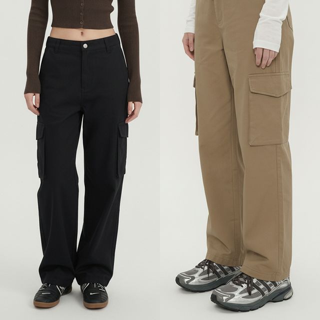 여성 뒷밴딩 카고 코튼 팬츠 JEB-1007076