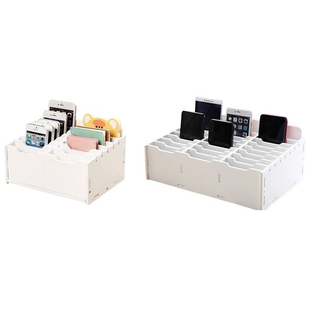 데스크 핸드폰 리모컨 멀티 수납함 테이블 소품 12칸