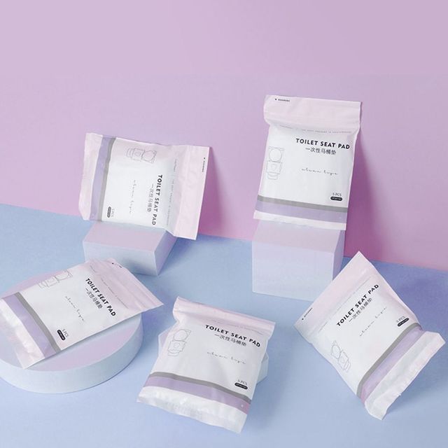 일회용 변기커버 5개입 휴대용 출장용 고정시트