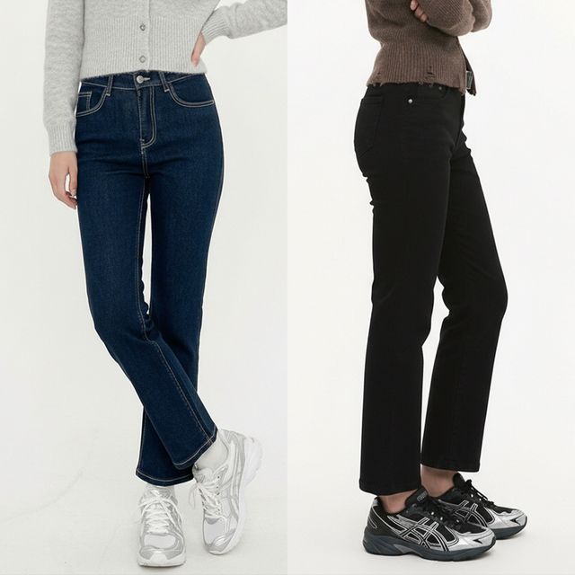 베이직 스판 일자 데님 팬츠 JEB-1006702