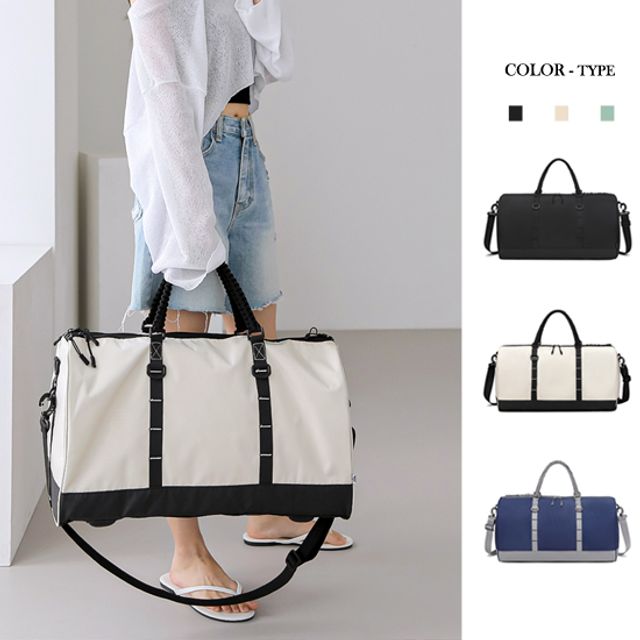 포올 수납력 좋은 운동 여행 보스턴백 FA885 (3color)