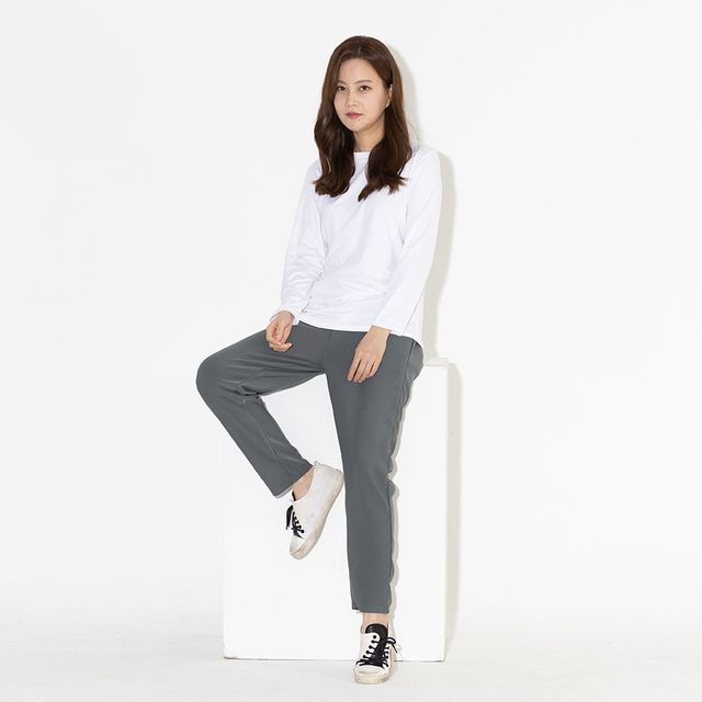 밴드바지 스판바지 여자슬랙스 여성슬랙스 220323