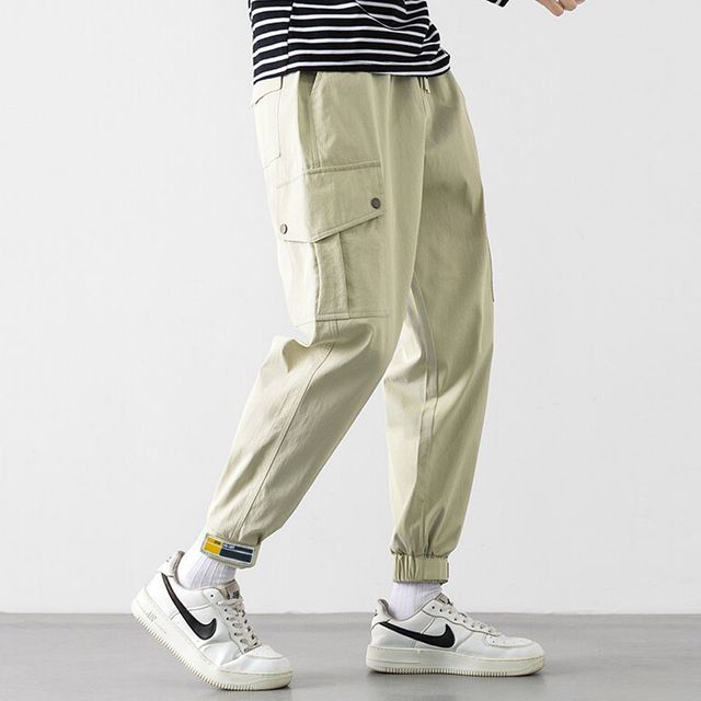 카고 조거 팬츠 작업복 트레이닝 건빵 코튼 바지