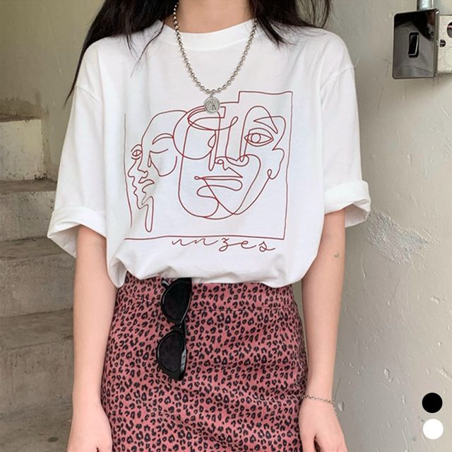 드로잉아트 반팔 티셔츠 LM-0427