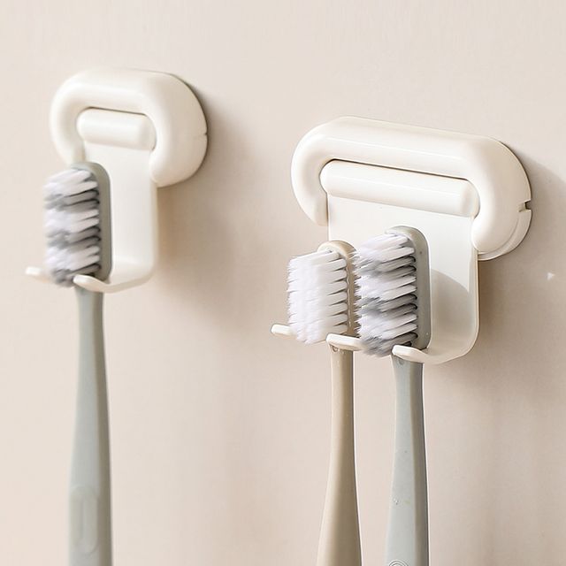 장만 부착식 칫솔걸이 1구 2구택일 치솔걸이 소품걸이 옷걸이