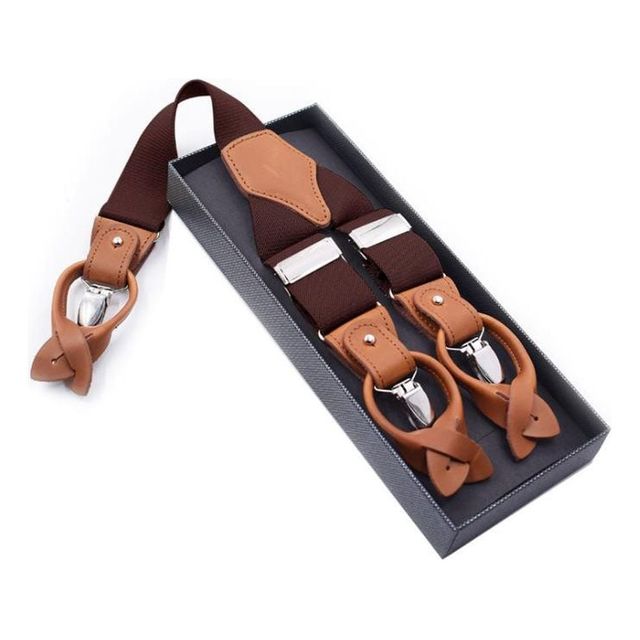 캐주얼 단추 멜빵 서스팬더 클래식 바지 집게 스타일