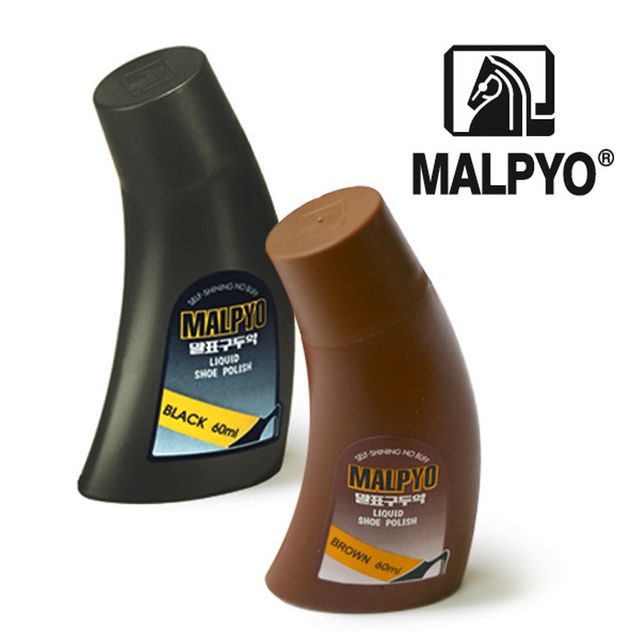 말표 리퀴드 광택제 스폰지 액체구두약 60ml