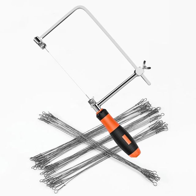 만능 실톱 목공줄톱 U자형 손잡이 쇠톱 요술톱 130mm