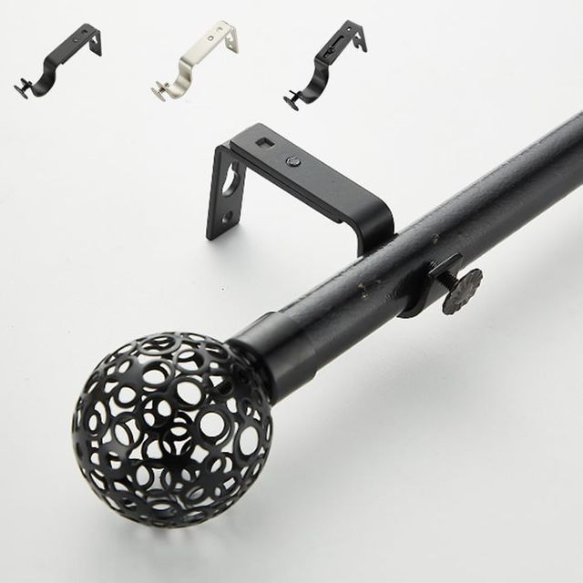 커튼봉 걸이 브라켓 2개입 지지대 압축봉 홀더 고정