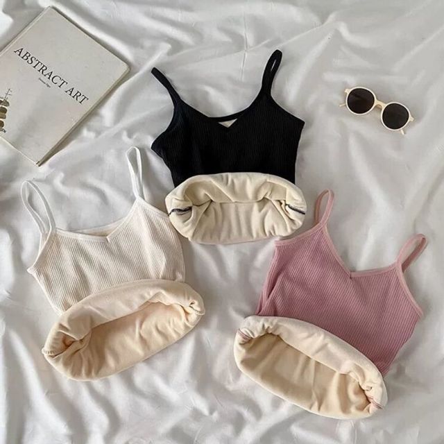 여성 4컬러 골지 기모 나시 OSM-1006868