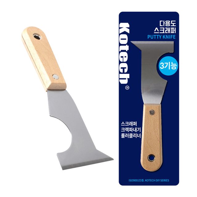 코텍6686 다용도 스크래퍼 3기능 헤라 크랙제거기