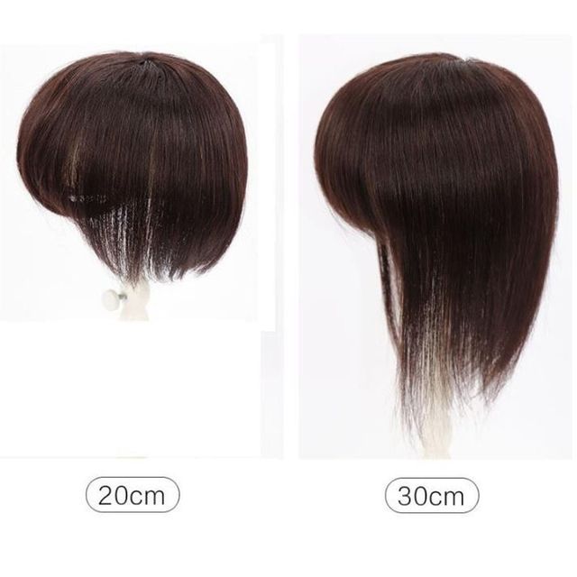 자연스러운 정수리 부분가발 앞머리 2컬러 여성용 헤어피스