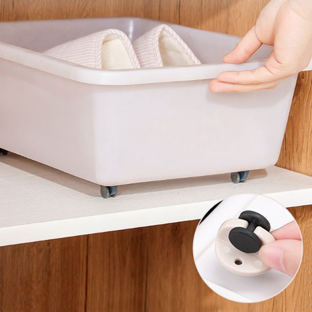 DIY 부착식 미니바퀴 미니 레일 소형 이동바퀴 4P