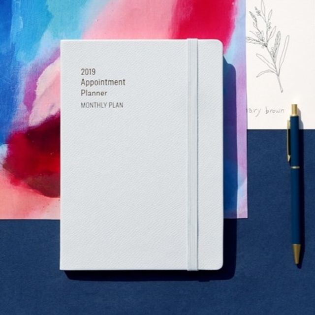 2019 Appointment Planner A5 Monthly Plan