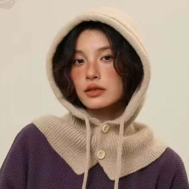 마마픽스 빅사이즈 후드넥워머 여성 바라클라바