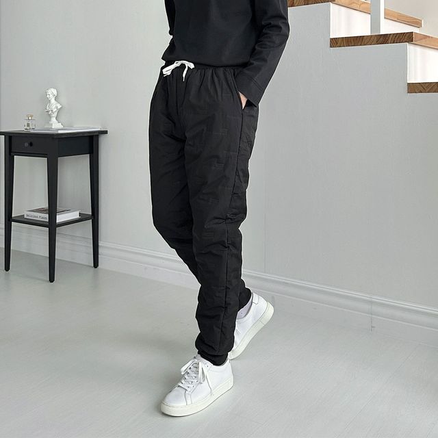 남여공용 기모 밴딩 트레이닝 9부바지 DK-1004029