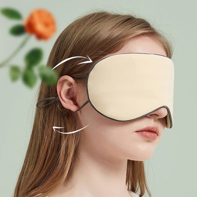 키밍 차광 통기성 안대 조절가능 여행 빛차단 눈가리개