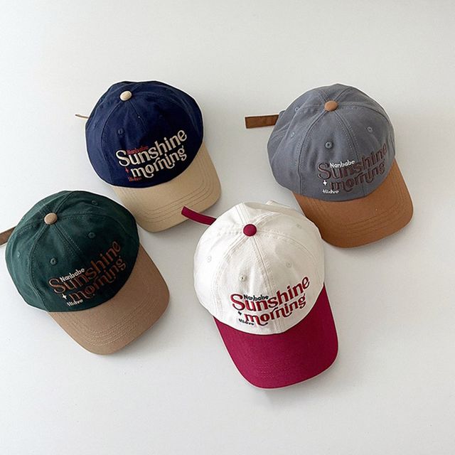 배색 레터링 야구모자 볼캡 LM-0553