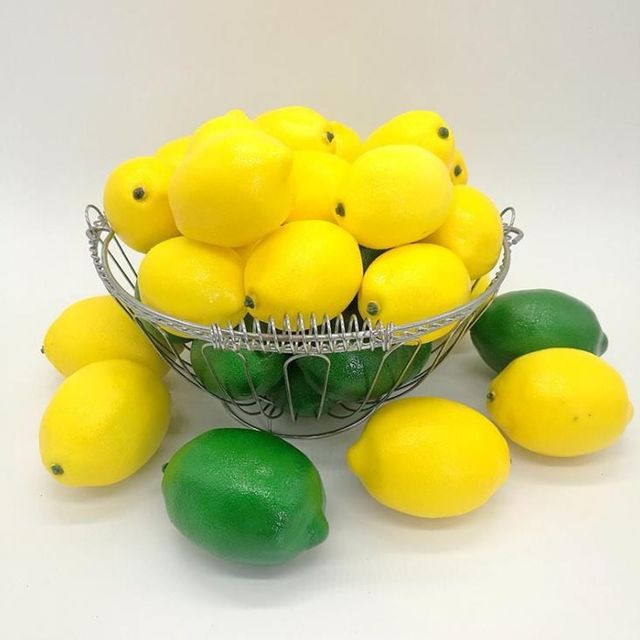 키밍 레몬 과일 촬영 소품 홈카페 장식 모형