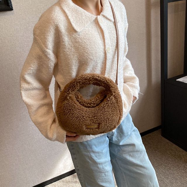 뽀글이 동글 숄더 토트백 OSM-1006293