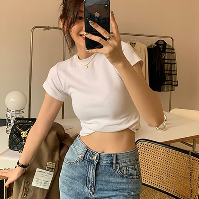 3컬러 레귤러핏 라운드넥 티셔츠 라운드티셔츠