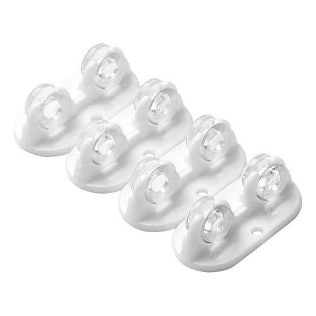 부착식 롤러 언더베드 수납함 이동바퀴 정리함