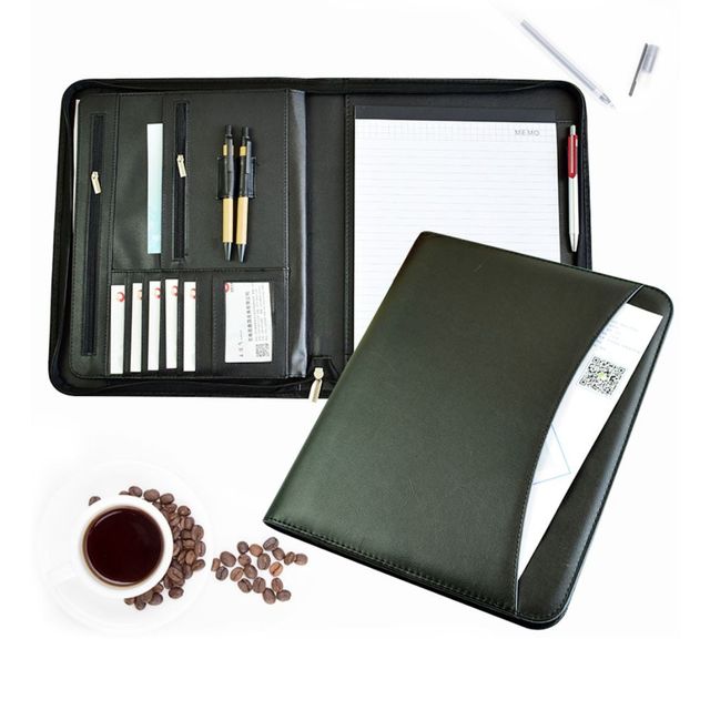 다용도 서류 수납 홀더 결재판 블랙 파일 정리함