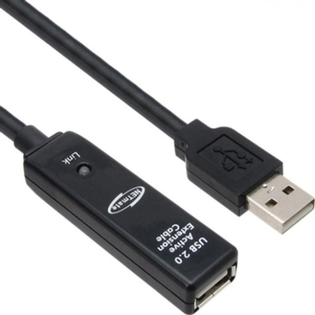 CBL-203B-10M USB2.0 리피터 10m LED 아답터포함