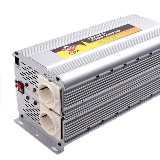 캠핑용 인버터 12V 220V 2000W 카라반 차량용 변압기
