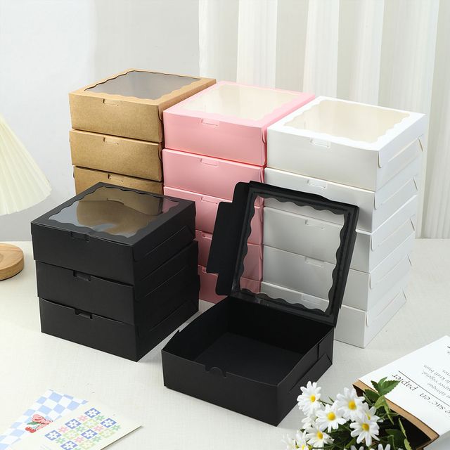 투명창 접이식 박스 포장 선물상자 4color LM-1005115