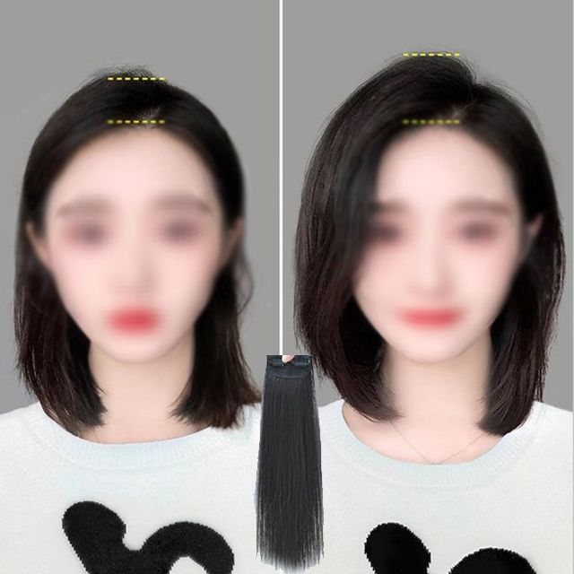 키밍 자연스러운 볼륨 정수리 부분가발 30센티미터