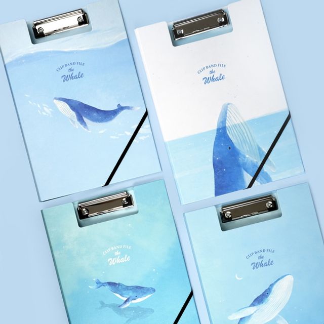 고래 클립 밴드 화일(랜덤발송)(제작 로고 인쇄 홍보 기념품 판촉물)