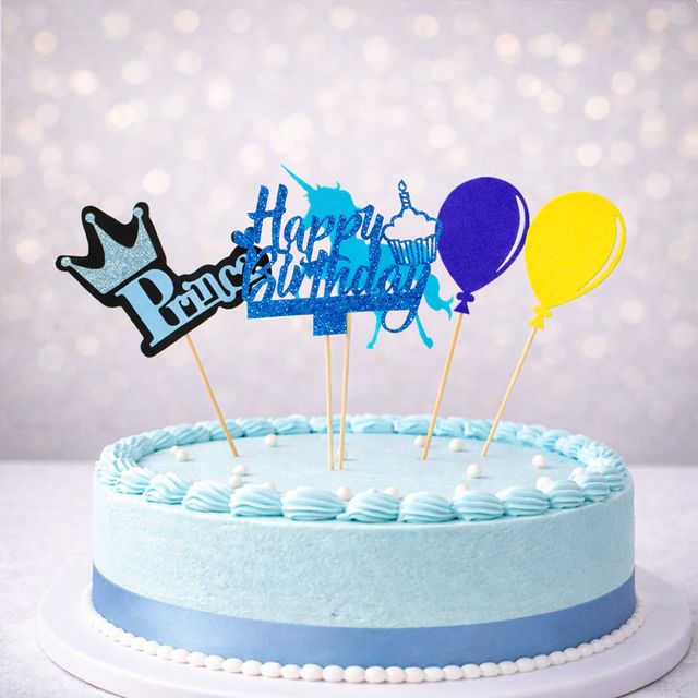 왕자님의 생일 케이크 토퍼 MIR-1007104