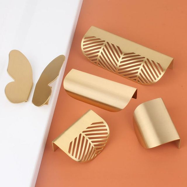 골드 황동 가구손잡이 싱크대 서랍 옷장 신발장 60mm