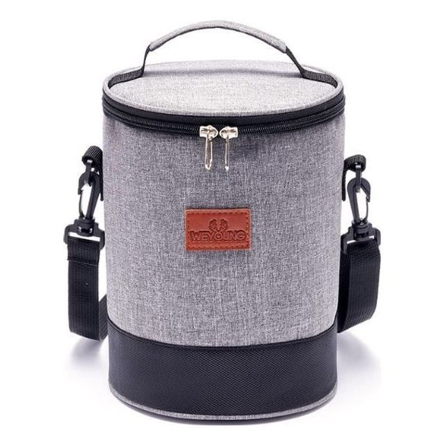 원형 보온 보냉 도시락가방 캠핑 토트백