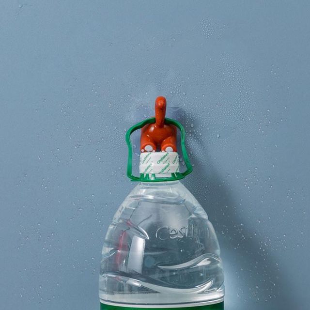 귀여운 흡착식 칫솔 걸이 거치대 실용적인 욕실 소품