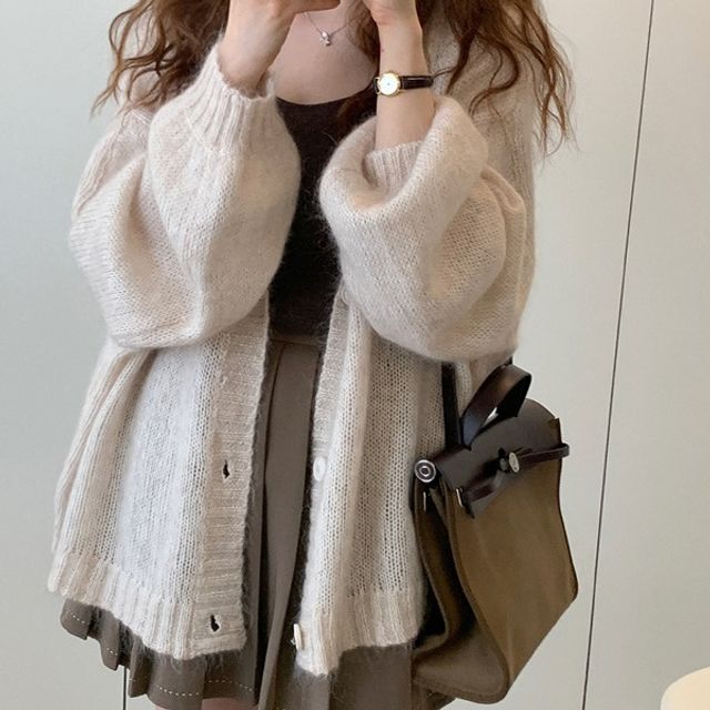 소프트터치 루즈핏 봄가을겨울 경량 가디건 OSM-1006027