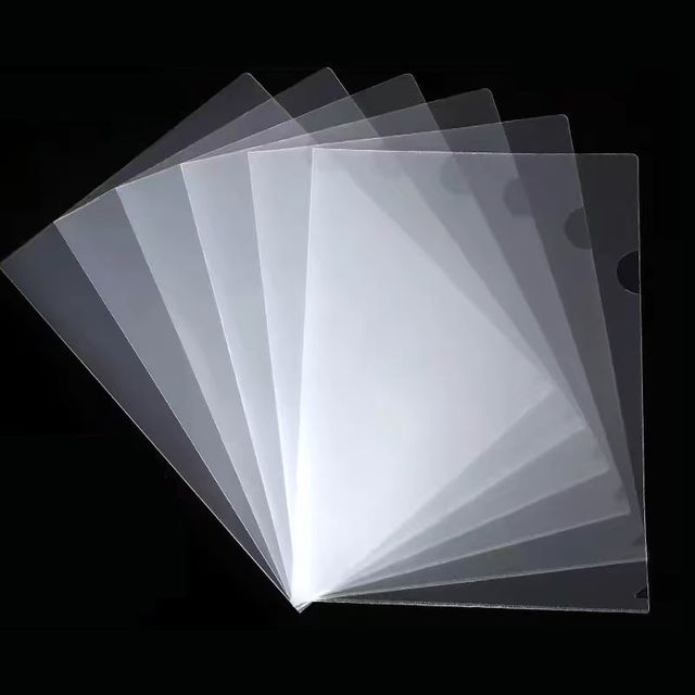 L자 파일 A4 클리어 30p 투명 서류정리 폴더 분리수납