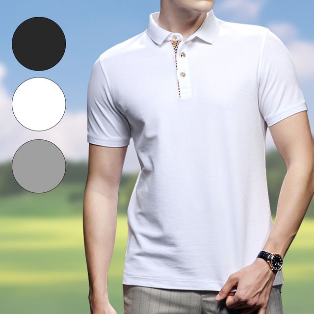 베이직 피케 반팔티 쿨론 카라 티셔츠 여름 골프웨어